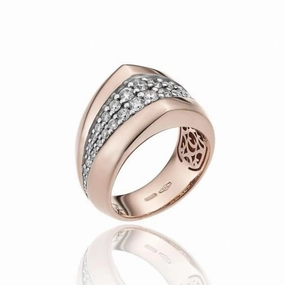 Chimento Bamboo Sipario 18ct Rose Gold 0.77ct Diamond Ring