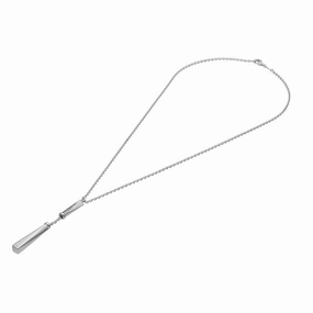 Chimento Bamboo Sipario 18ct White Gold 0.05ct Diamond Necklace