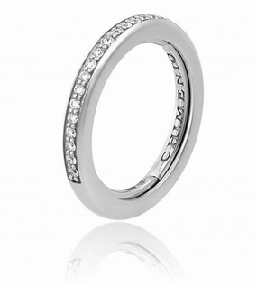 Chimento Forever Stack Me Line 18ct White Gold Diamond Adjustable Size-Fit Ring