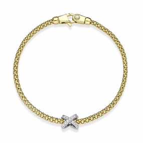 Chimento Melograno 18ct Yellow Gold 0.13ct Diamond Bracelet