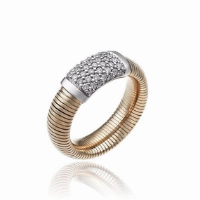 Chimento Stardust Pave 18ct Rose Gold 0.37ct Diamond Ring