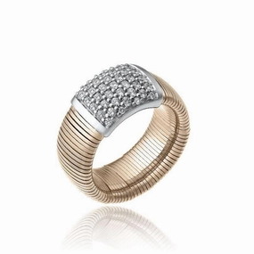 Chimento Stardust Pave 18ct Rose Gold 0.63ct Diamond Ring
