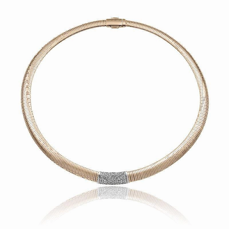 Chimento Stardust Pave 18ct Rose Gold 0.85ct Diamond Necklace