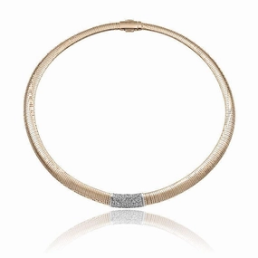 Chimento Stardust Pave 18ct Rose Gold 0.85ct Diamond Necklace