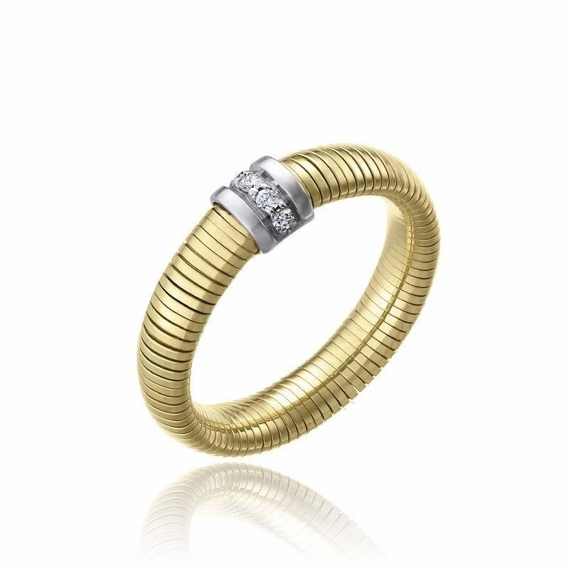 Chimento Stardust Pave 18ct Yellow Gold 0.04ct Diamond Ring
