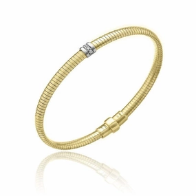 Chimento Stardust Pave 18ct Yellow Gold 0.06ct Diamond Bracelet