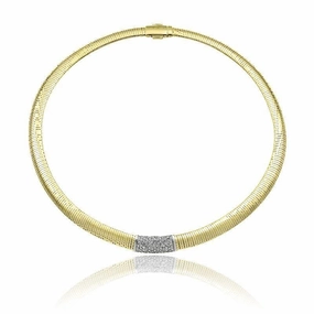 Chimento Stardust Pave 18ct Yellow Gold 0.85ct Diamond Necklace