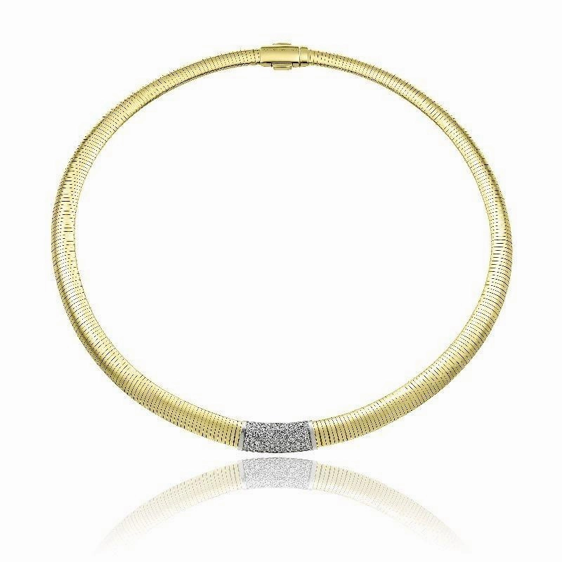 Chimento Stardust Pave 18ct Yellow Gold 0.85ct Diamond Necklace