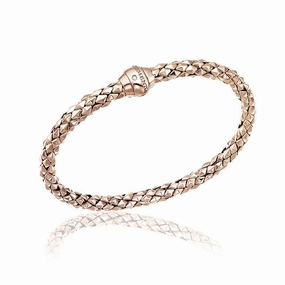 Chimento Stretch 18ct Rose Gold Diamond Bracelet