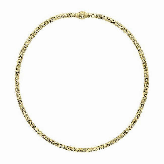 Chimento Stretch 18ct Yellow Gold Diamond Necklace