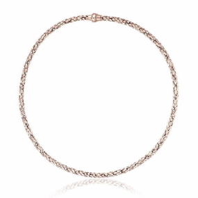 Chimento Stretch Classic 18ct Rose Gold Diamond Necklace