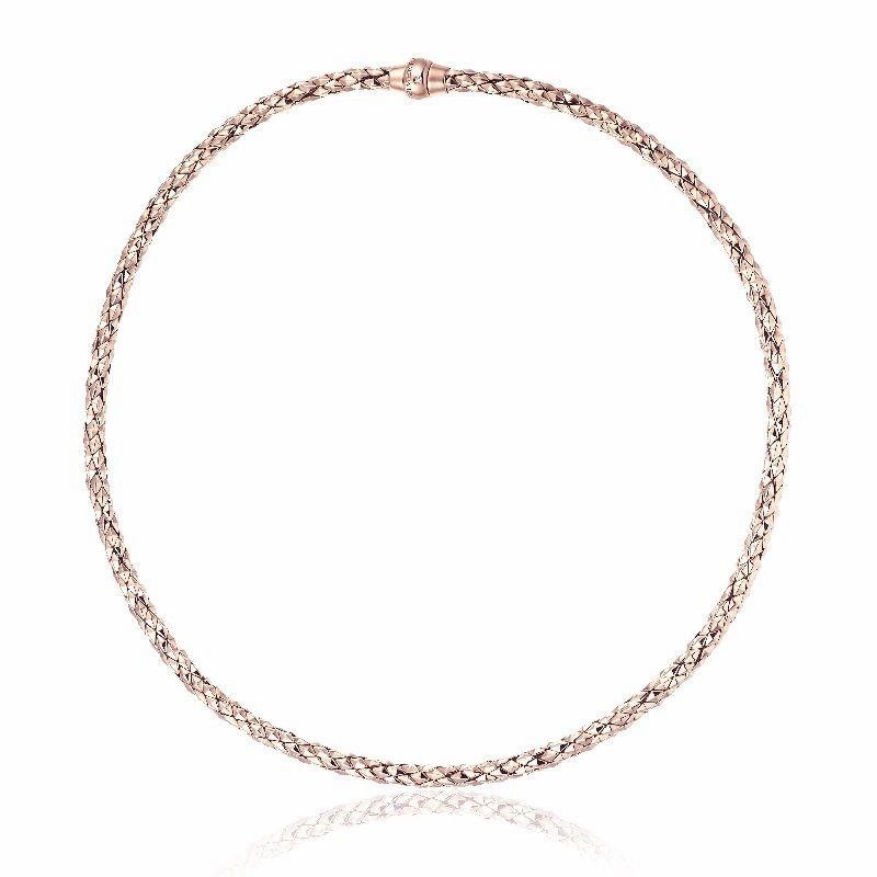Chimento Stretch Classic 18ct Rose Gold Diamond Necklace