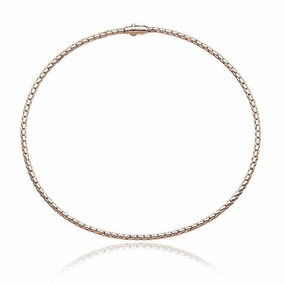 Chimento Stretch Spring 18ct Rose Gold Necklace