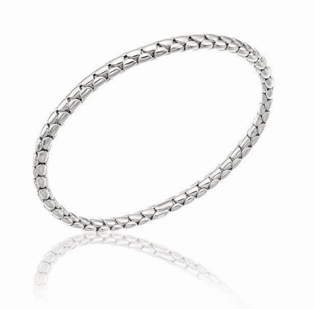 Chimento Stretch Spring 18ct White Gold Bracelet