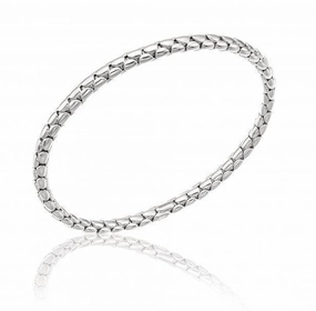 Chimento Stretch Spring 18ct White Gold Bracelet