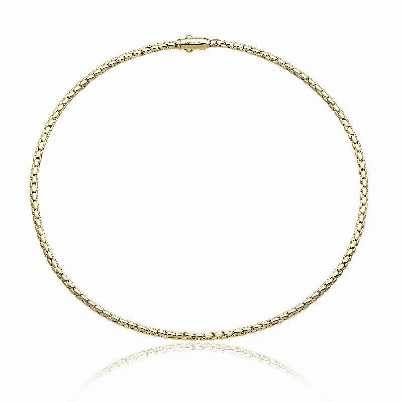 Chimento Stretch Spring 18ct Yellow Gold Necklace