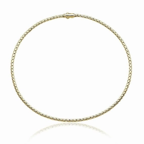 Chimento Stretch Spring 18ct Yellow Gold Necklace