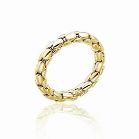 Chimento Stretch Spring 18ct Yellow Gold Ring