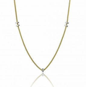 Chimento Stretch Volta 18ct Yellow Gold Diamond Necklace