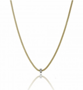 Chimento Stretch Volta 18ct Yellow Gold Diamond Necklace