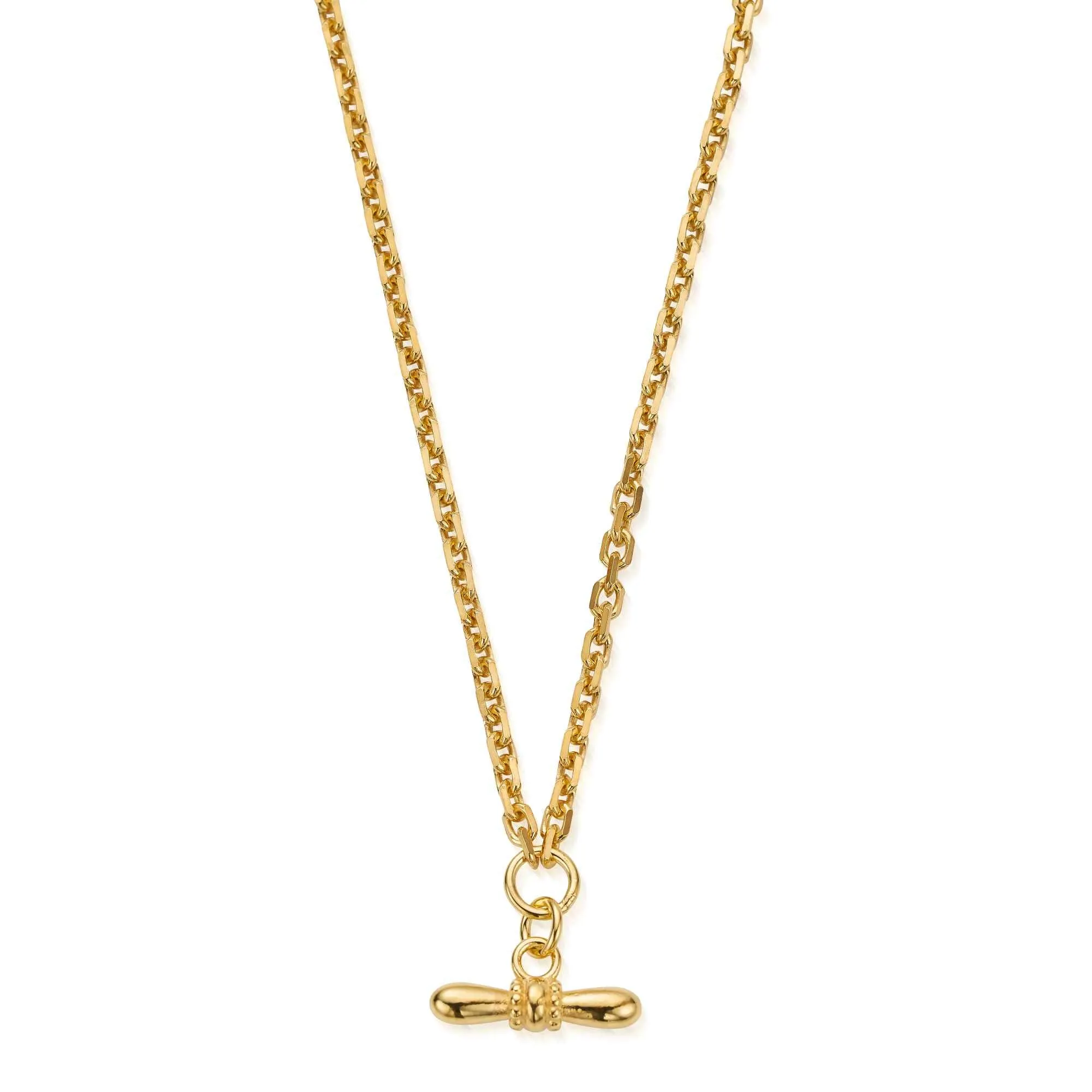 ChloBo Gold Plated Sterling Silver Balanced Aura Necklace