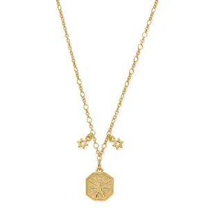 ChloBo Gold Plated Sterling Silver Divine Connection Necklace