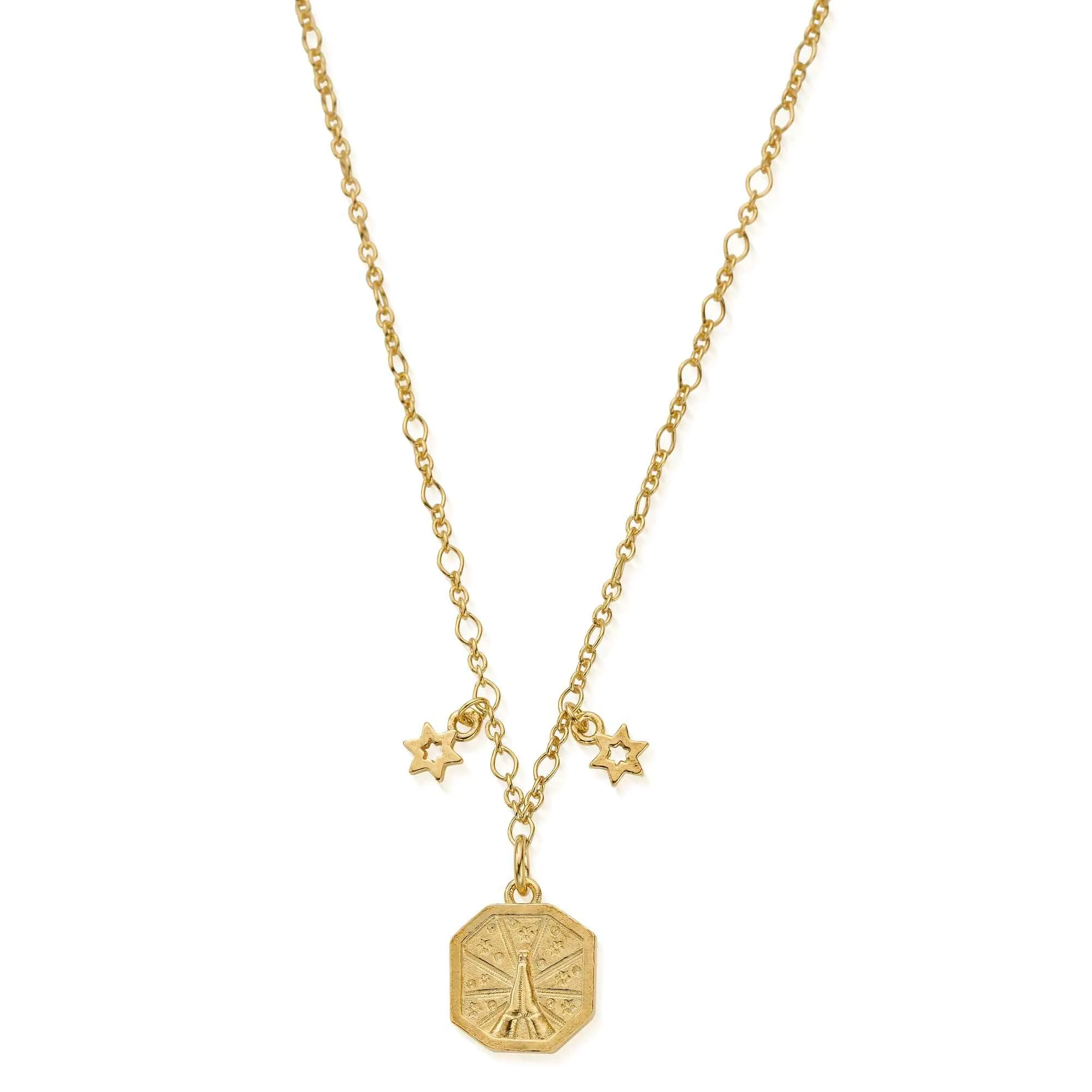 ChloBo Gold Plated Sterling Silver Divine Connection Necklace