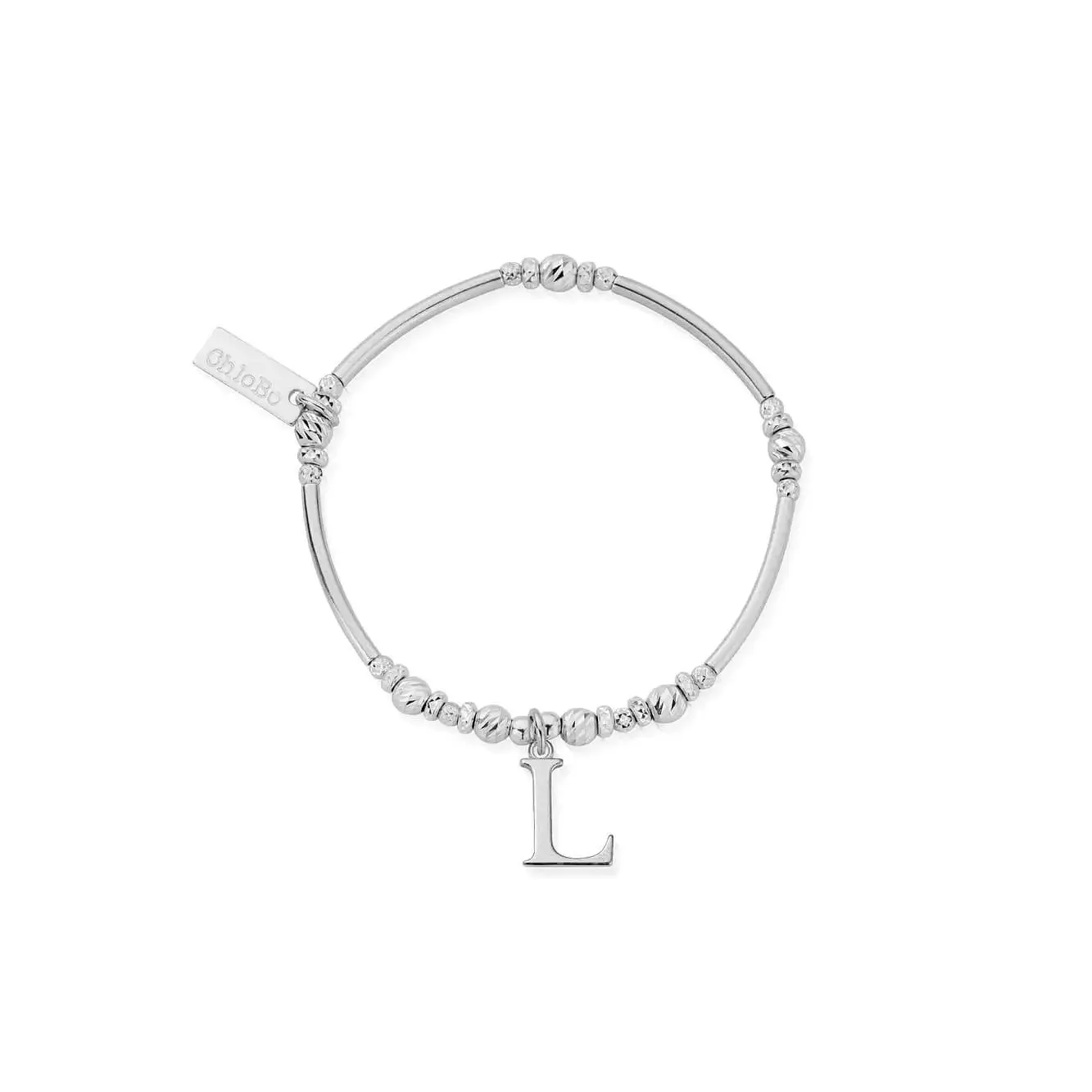 ChloBo Sterling Silver Children's Initial Bracelet