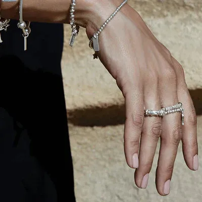 Chlobo Sterling Silver Chunky Twist Ring