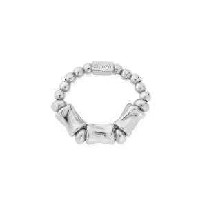 Chlobo Sterling Silver Chunky Twist Ring