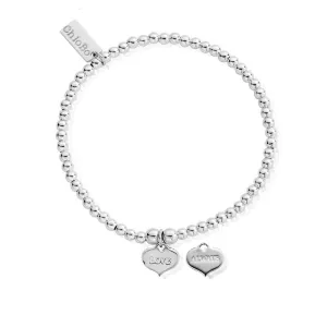 ChloBo Sterling Silver Cute Charm Love Always Bracelet
