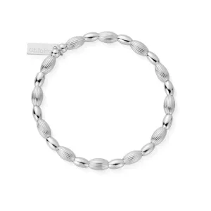 ChloBo Sterling Silver Double Rice Bracelet
