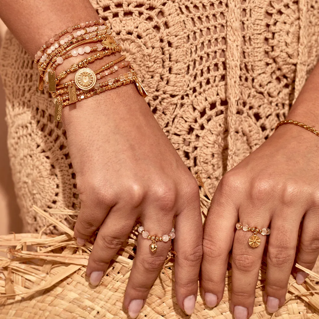 ChloBo Sterling Silver Gold Plated Ray Of Love Bracelet