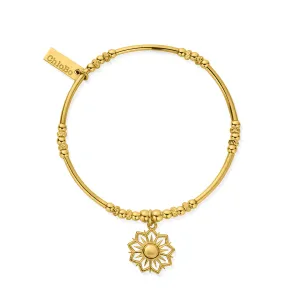 ChloBo Sterling Silver Gold Plated Sunshine Blessings Bracelet