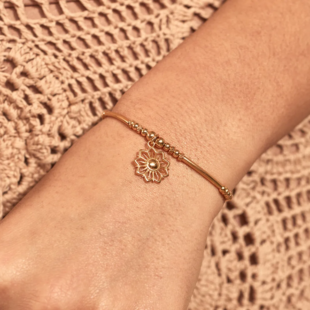 ChloBo Sterling Silver Gold Plated Sunshine Blessings Bracelet
