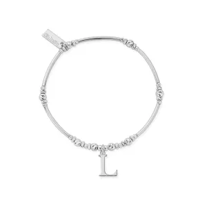 ChloBo Sterling Silver Initial Bracelet L