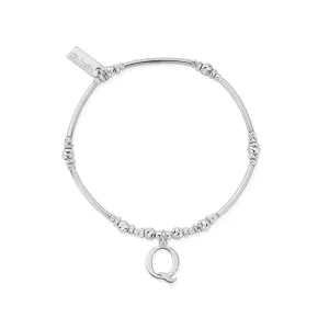 ChloBo Sterling Silver Initial Bracelet Q
