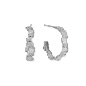 ChloBo Sterling Silver Tranquil Shore Hoops