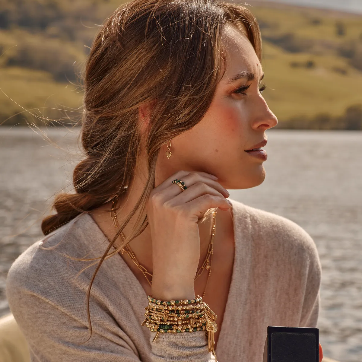 ChloBo Wandering Free Gold Plated Sterling Silver Follow Your Heart Bracelet