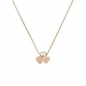 Chopard Happy Hearts Wings 18ct Rose Gold Necklace