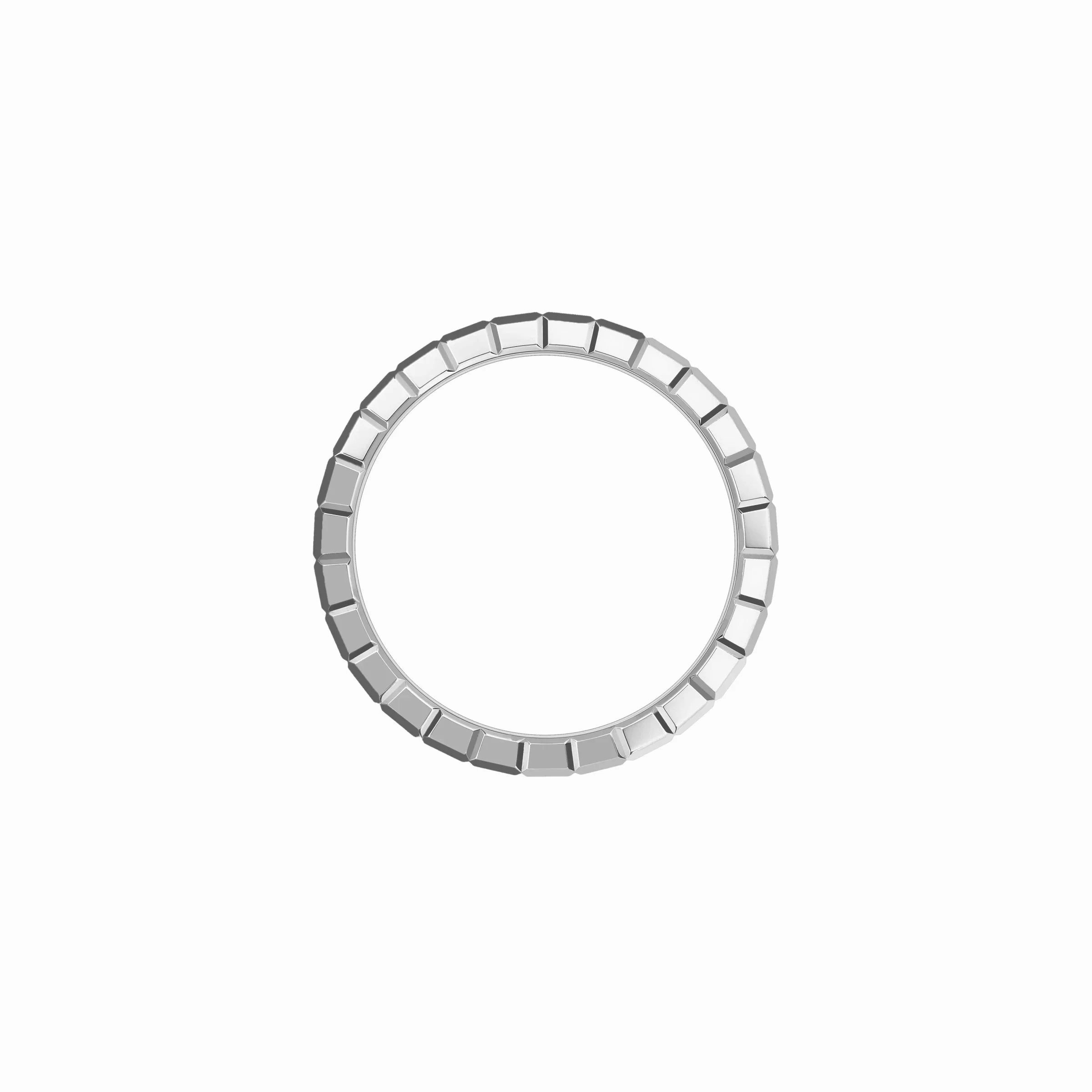 Chopard Ice Cube 18ct White Gold Diamond Double Medium Ring