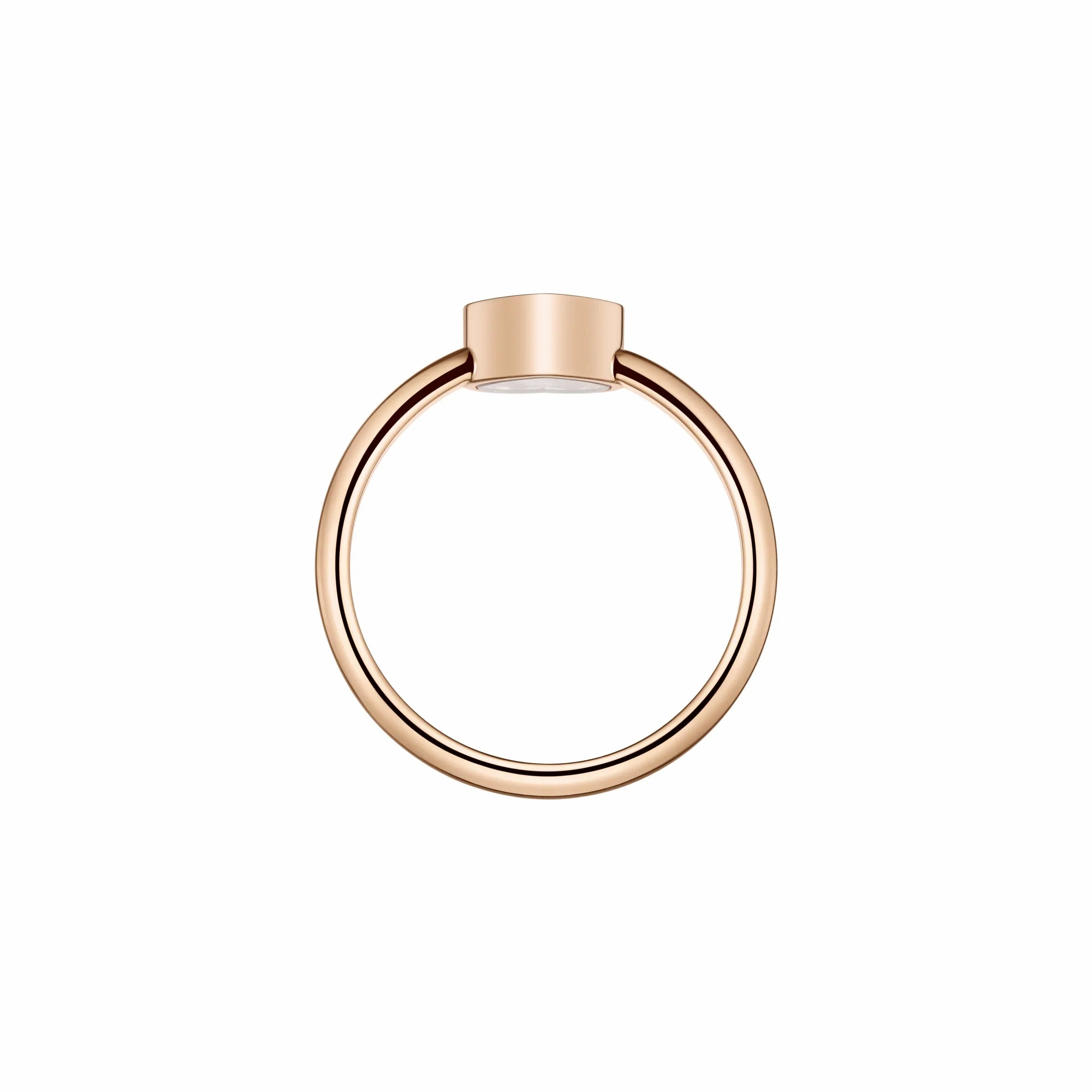Chopard My Happy Hearts 18ct Rose Gold 0.05ct Diamond Ring