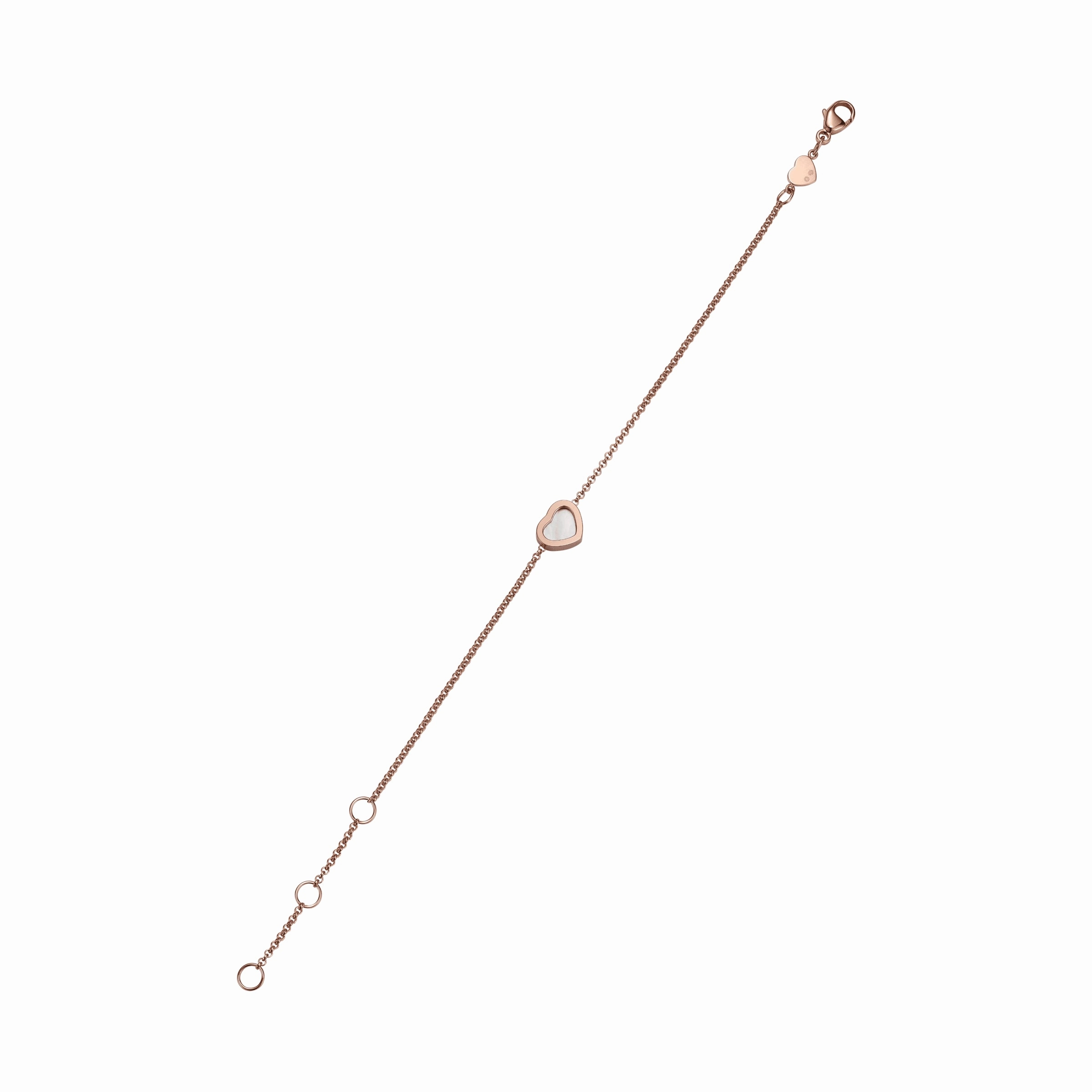 Chopard My Happy Hearts 18ct Rose Gold Mother of Pearl Bracelet
