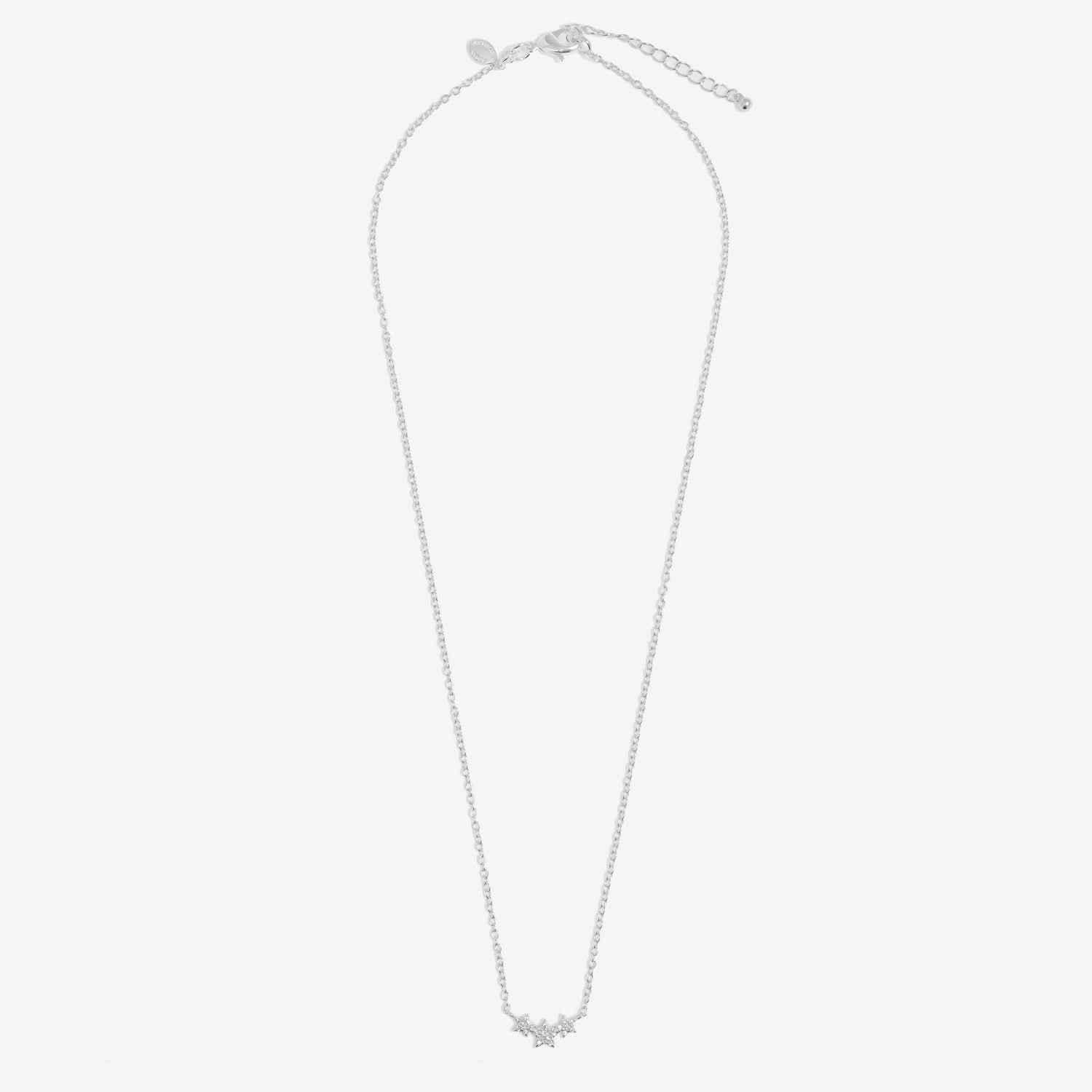 Christmas Cracker Merry Christmas Silver Plated Necklace 7690
