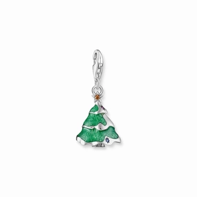 Christmas tree charm pendant