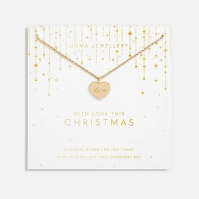 Christmas With Love This Christmas Gold 46cm   5cm Necklace 6367