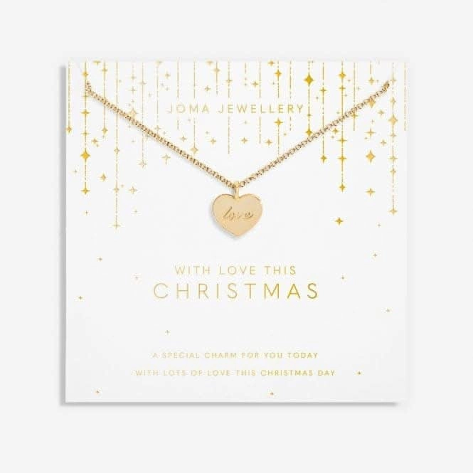 Christmas With Love This Christmas Gold 46cm   5cm Necklace 6367
