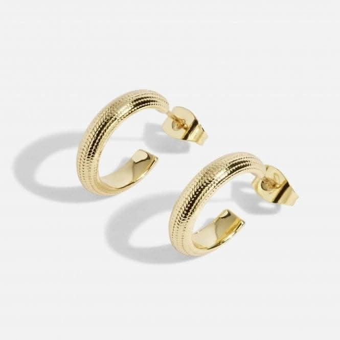 Chunky Basket Weave Statement Hoop Earrings 5171