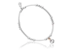 Clogau Affinity Celebration Sterling Silver Beaded Bracelet D
