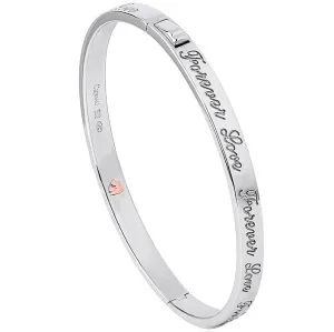 Clogau Affinity Forever Love Script Silver Bangle D
